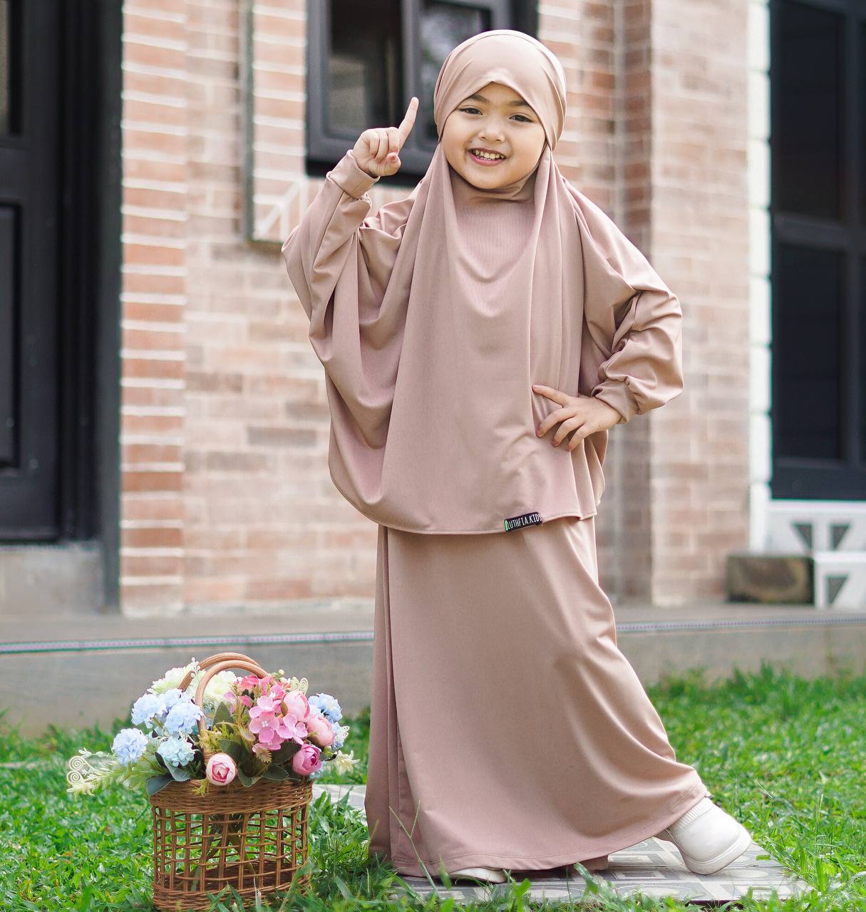 Aisyah Children Set---CREAM