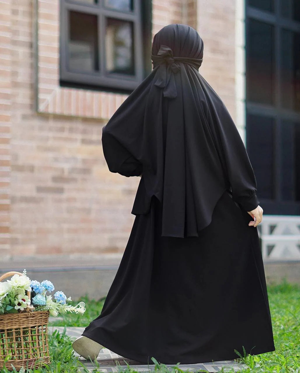 AISYAH Children Set---BLACK