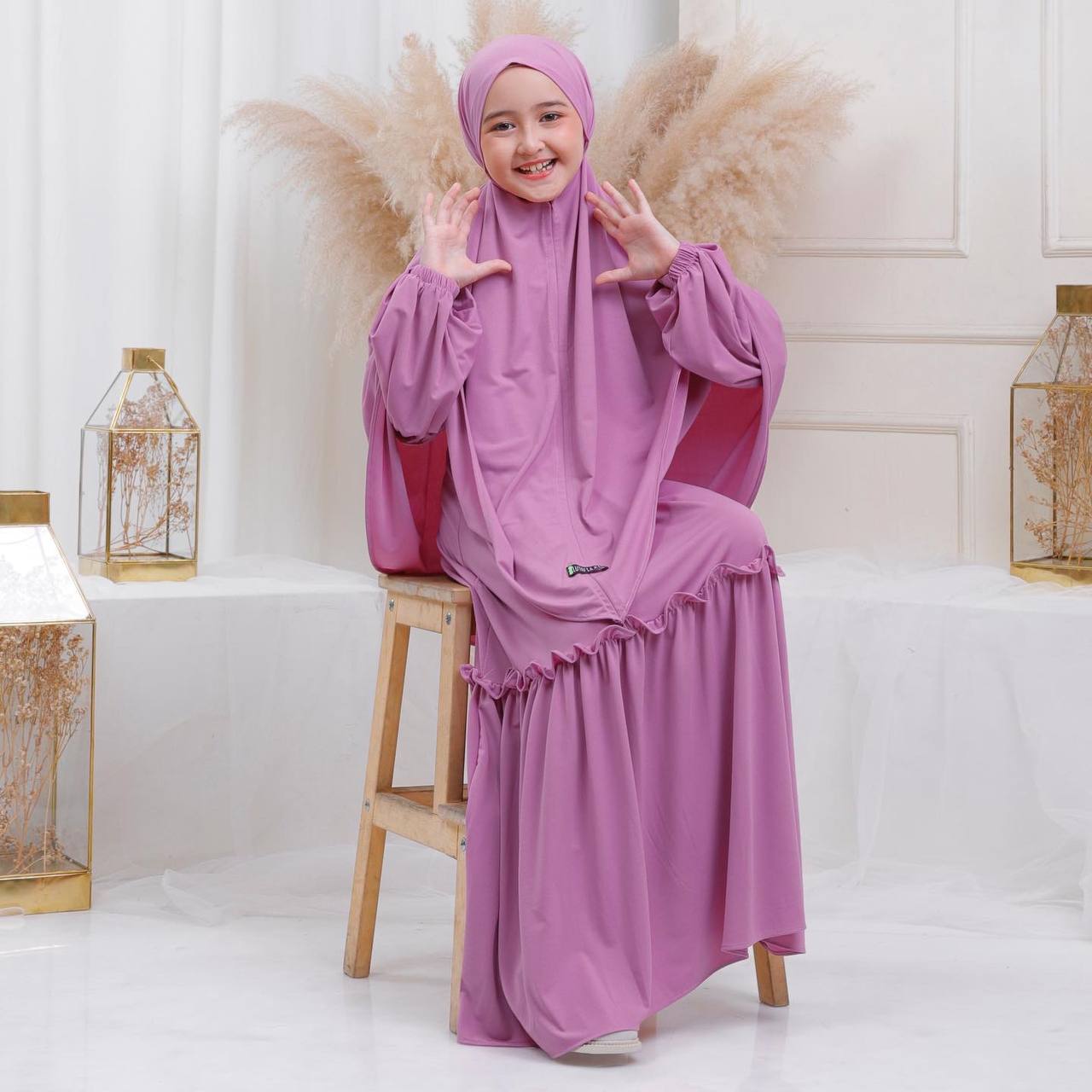 Madina Children Set----Pink