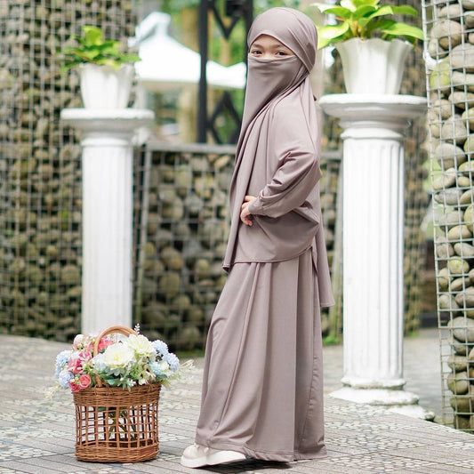 AISYAH Children Set---KHAKI