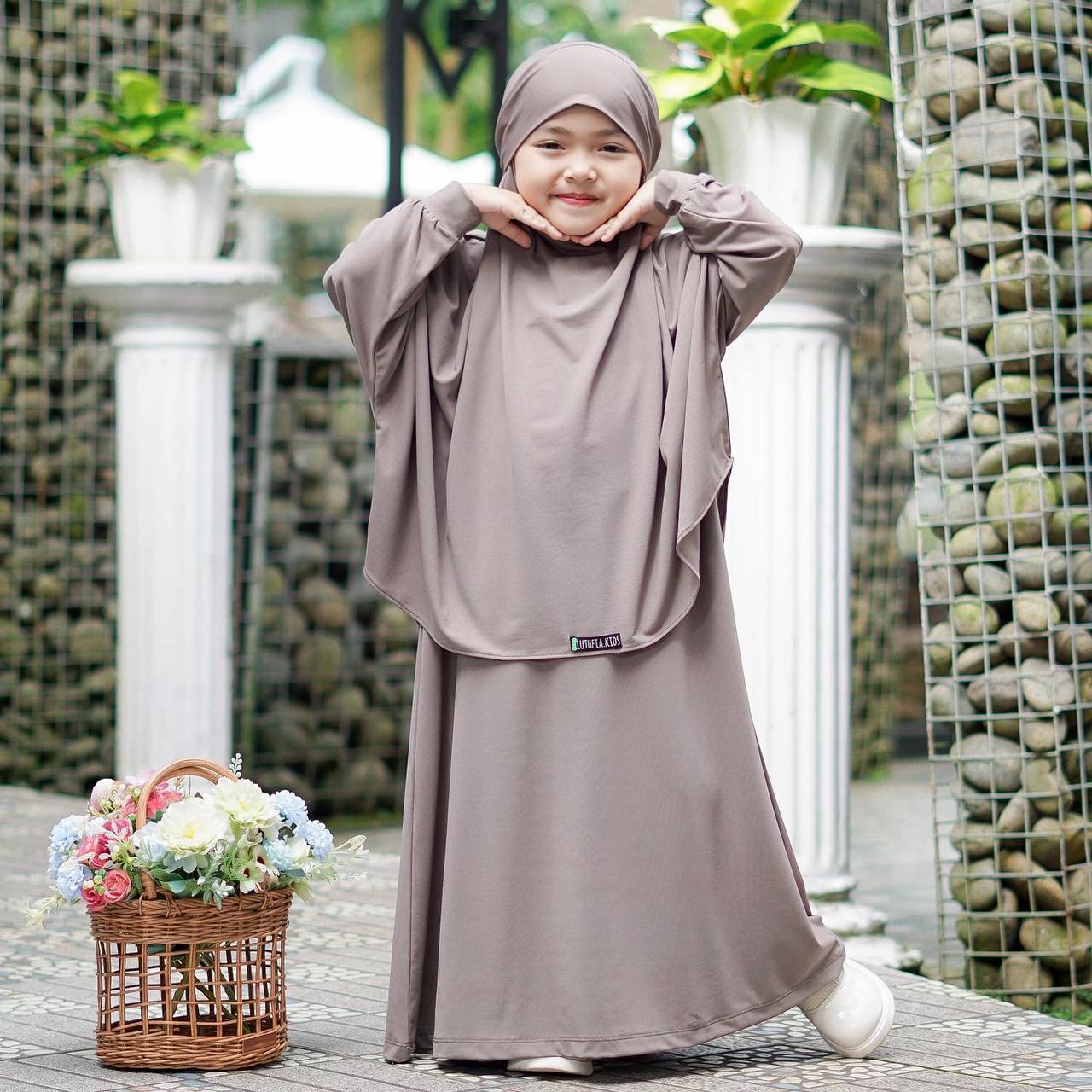 AISYAH Children Set---KHAKI