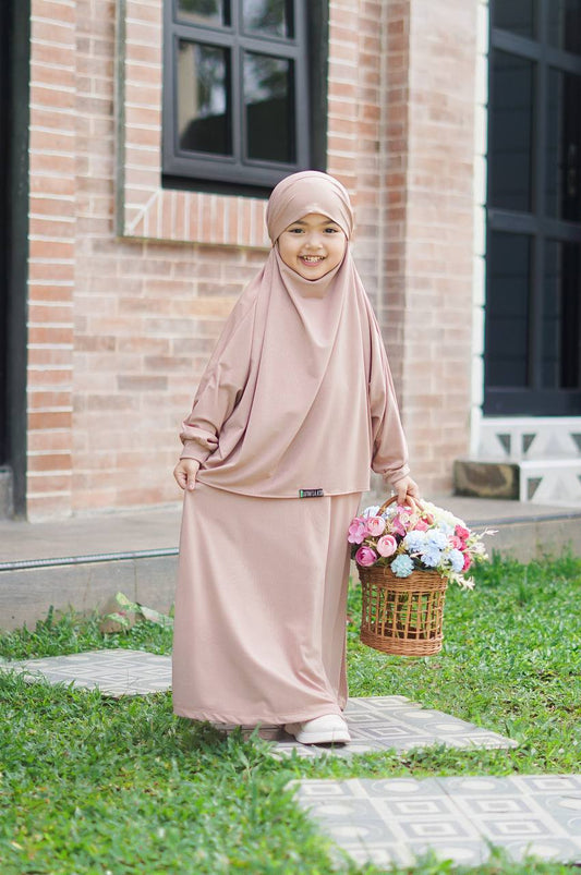 Aisyah Children Set---CREAM
