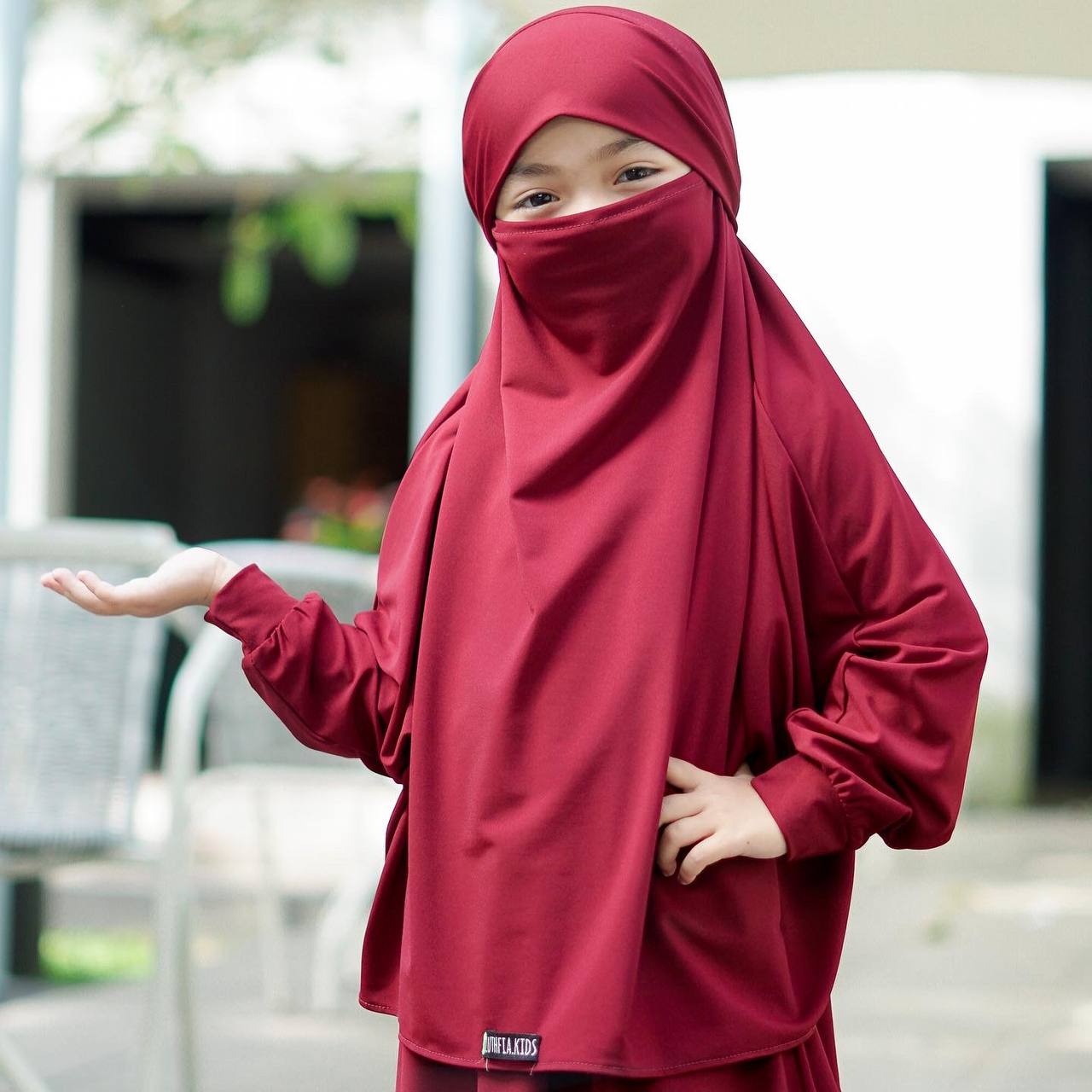 AISYAH Children Set---MAROON